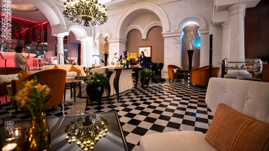Hotel lobby